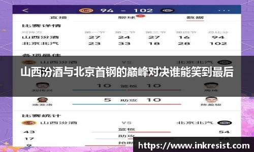 山西汾酒与北京首钢的巅峰对决谁能笑到最后